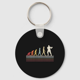Chaveiro Boxer Evolution Funny Boxer Gift Retro Vintage Bo