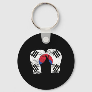 Chaveiro Boxer Luvas Boxer - Bandeira Coreana Coreia do Sul