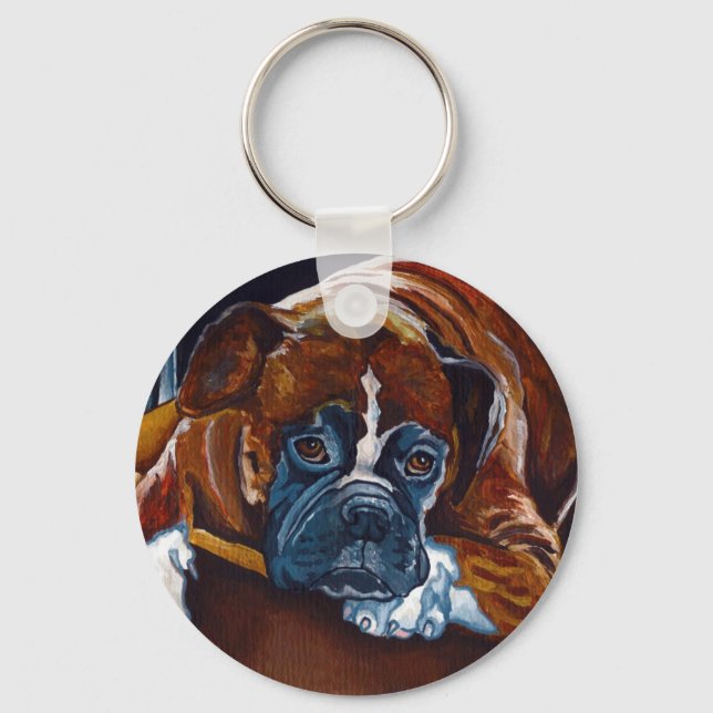 Chaveiro Boxer "Patience" (Frente)