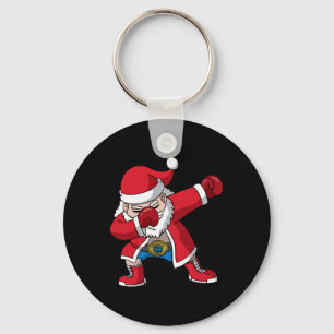 Chaveiro Boxer Santa Claus Boxer Boxer Homens de Natal Boxi