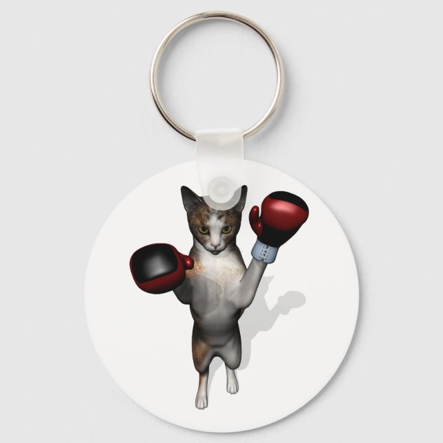 Chaveiro Boxer Tabby (Frente)