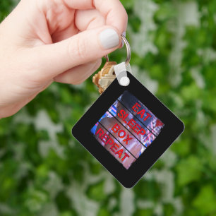 Chaveiro Boxer Training Cote Comer Caixa de Repouso Repetir