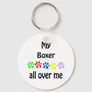Chaveiro Boxer Walks Design