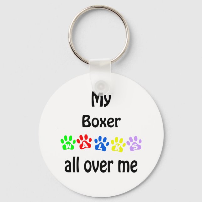 Chaveiro Boxer Walks Design (Frente)