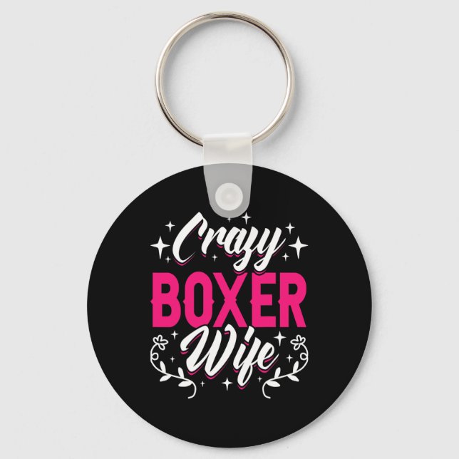 Chaveiro Boxer Wife Louco (Frente)