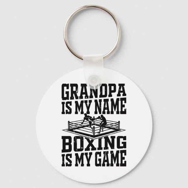 Chaveiro Boxing Boxing Avô É O Meu Nome Boxing (Frente)