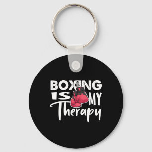 Chaveiro Boxing É A Minha Engraçada Terapêutica, Quote Gym