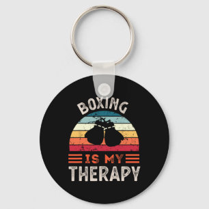 Chaveiro Boxing É Minha Terapia Engraçada