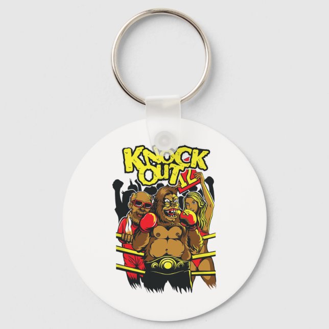 Chaveiro Boxing Knock Out Say (Frente)