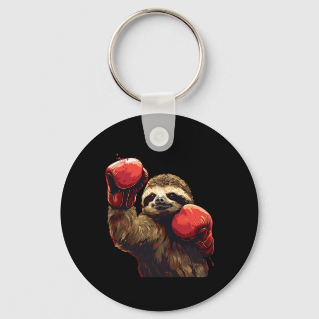 Chaveiro Boxing Lover Boxing Luvas Kickboxing Engraçadas (Frente)