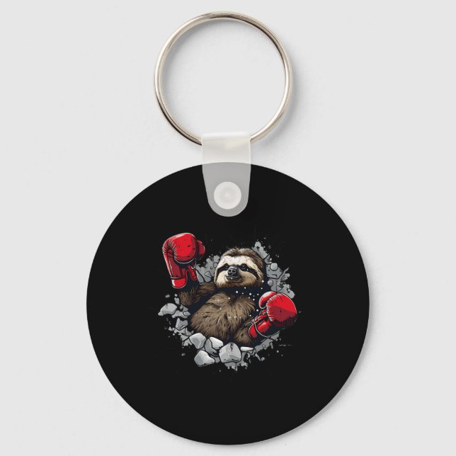 Chaveiro Boxing Lover Boxing Luvas Kickboxing Engraçadas (Frente)