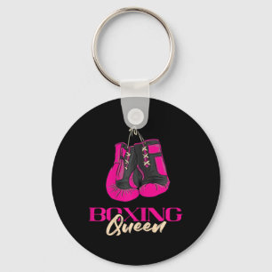 Chaveiro Boxing Queen Kickboxer in a box Luvas Boxing Bo