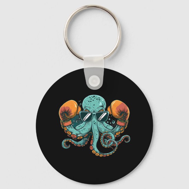 Chaveiro Boxpus Lover Ocean Sea Creature Funny Boxin (Frente)