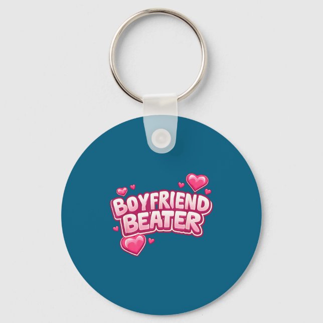 Chaveiro Boyfriend Beater Funny Tee  (Frente)