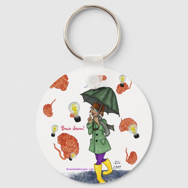 Chaveiro Brain Storm! Keychain (Frente)