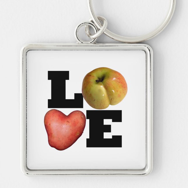 CHAVEIRO Branco da Coleção LOVE (Frente)