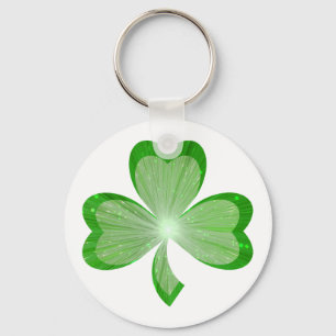 Chaveiro branco de Shamrock