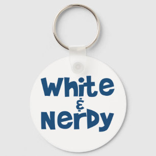 Chaveiro Branco e Nerdy