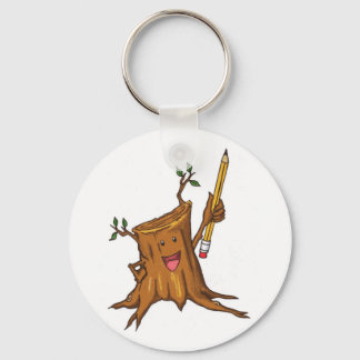 Chaveiro branco estumulado