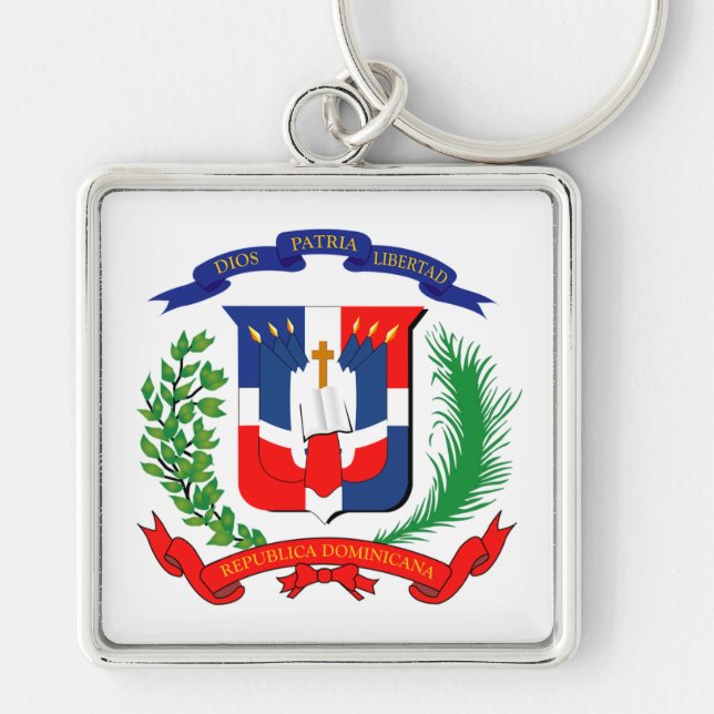 Chaveiro Brasão da República Dominicana (Frente)