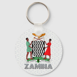 Chaveiro Brasão da Zâmbia
