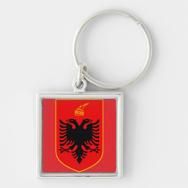 Chaveiro Brasão de armas da Albânia (Frente)