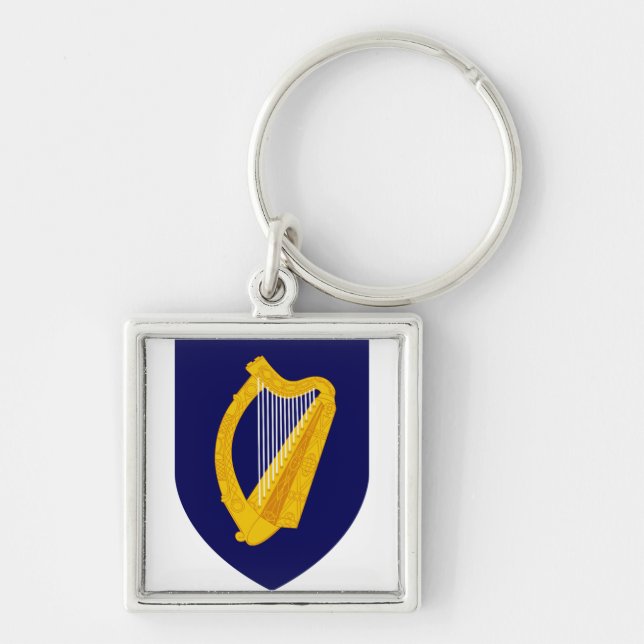 Chaveiro Brasão de armas da Irlanda (Frente)