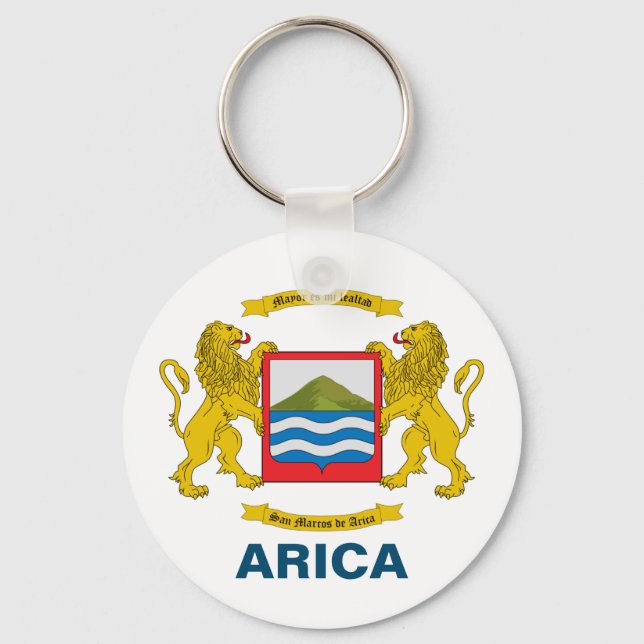 Chaveiro Brasão de Armas de Arica, Chile (Frente)
