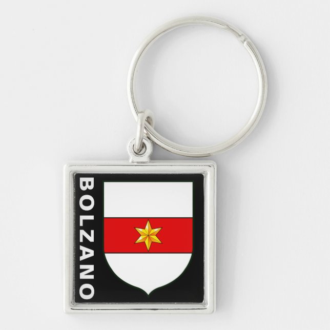 Chaveiro Brasão de armas de Bolzano, Itália (Frente)
