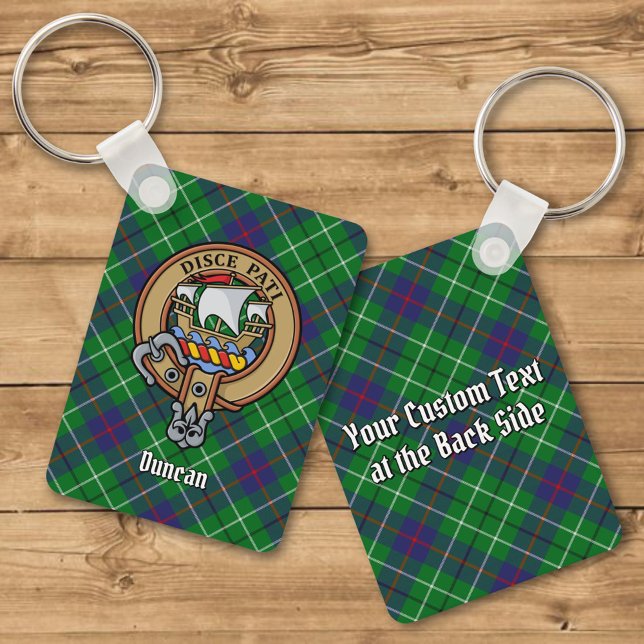 Chaveiro Brasão do Clã Duncan sobre Tartan (Criador carregado)