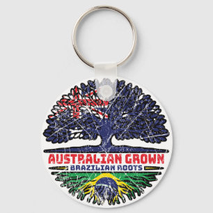 Chaveiro Brasil: Austrália Australiana Raízes de Árvore