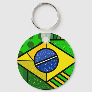 Chaveiro Brasil Brazil brazilian flag