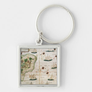 Chaveiro Brasil de "do atlas Miller" por Pedro Reinel