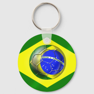 Chaveiro Brasil Futebol Bandeira bandeira do Brasil
