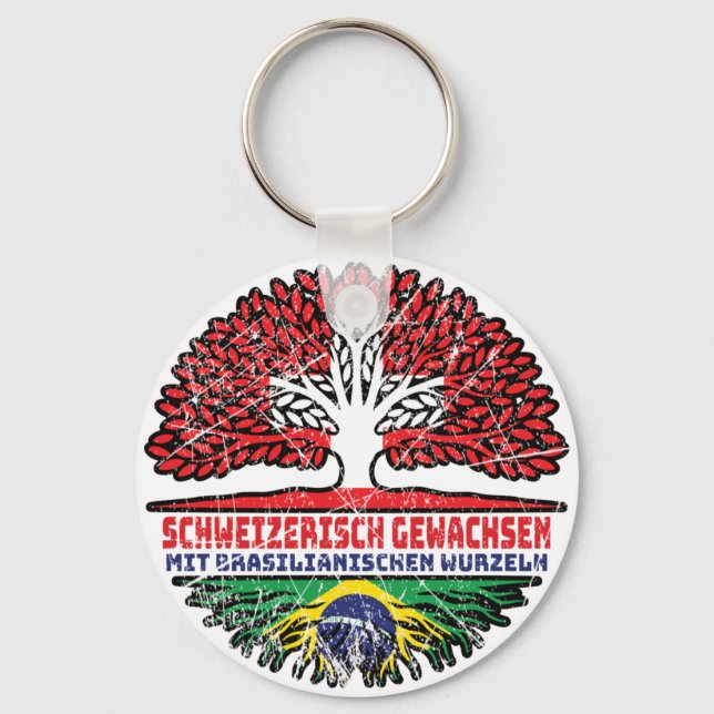 Chaveiro Brasilien Brasilianisch Schweizer Schweiz Baum (Frente)