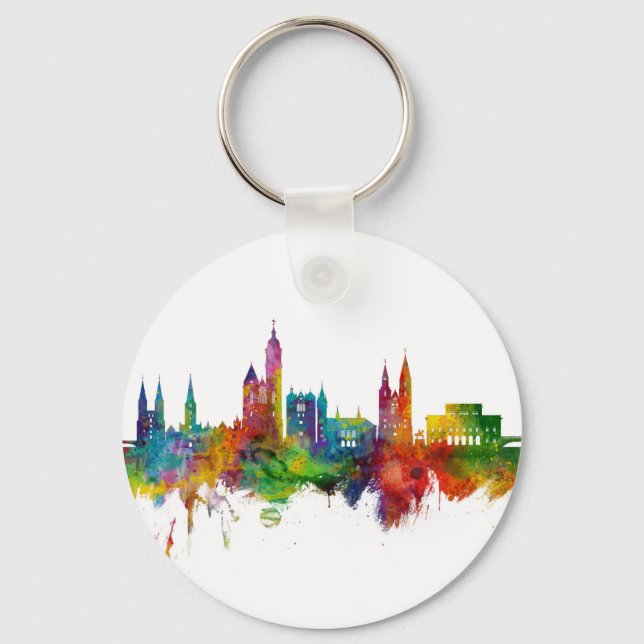 Chaveiro Braunschweig Alemanha Skyline (Frente)