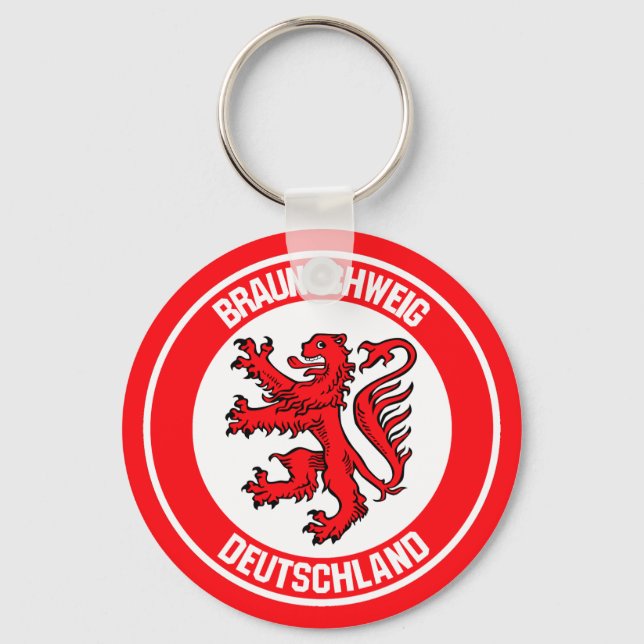 Chaveiro Braunschweig Round Emblem (Frente)