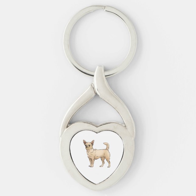 Chaveiro Brave Chihuahua Blue (Frente)
