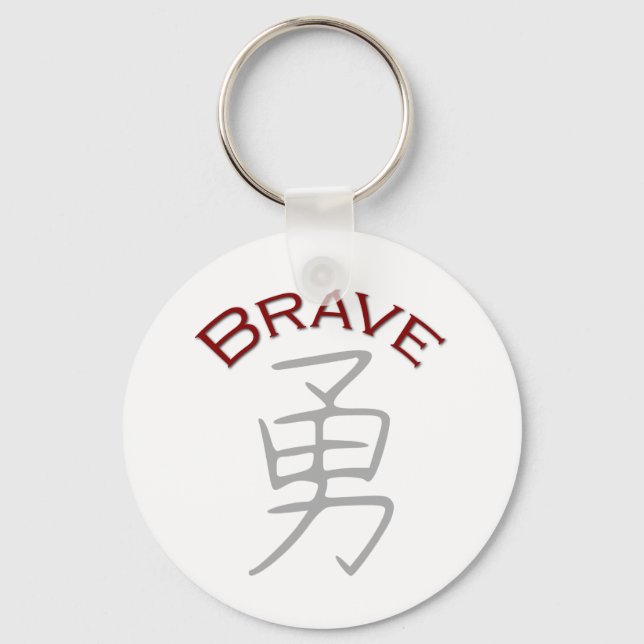 Chaveiro Brave Kanji - Símbolo (Frente)