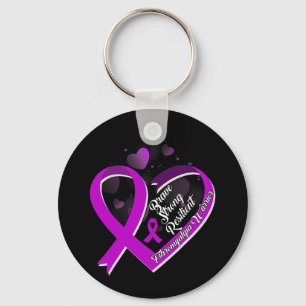 Chaveiro Brave Strong Resilient Fibromialgia Guerreira Awar