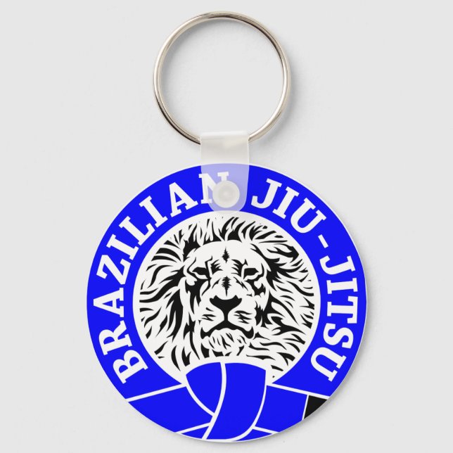 Chaveiro Brazilian Jiu-Jitsu (Key Chain) Blue Belt (Frente)