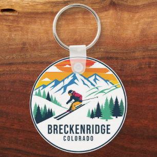 Chaveiro Breckenridge Colorado Skiing Skier Viagem