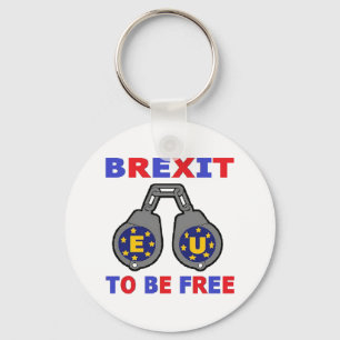 Chaveiro Brexit da Cadeia de Chave para Ser Livre