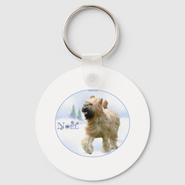 Chaveiro Briard Noel (Frente)