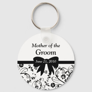 Chaveiro Bridal Swirls Bridal Party Black