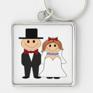 CHAVEIRO BRIDE E GROOM