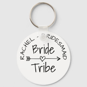 Chaveiro Bride Tribe bachelorette party favor keychains