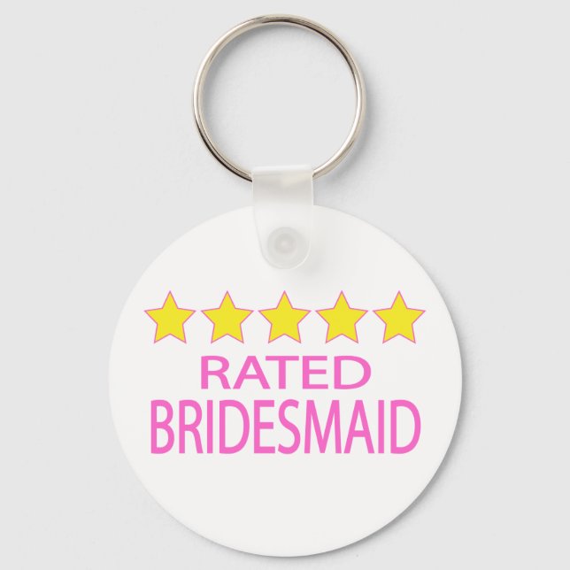 Chaveiro Bridesmaid Cinco Estrelas (Frente)