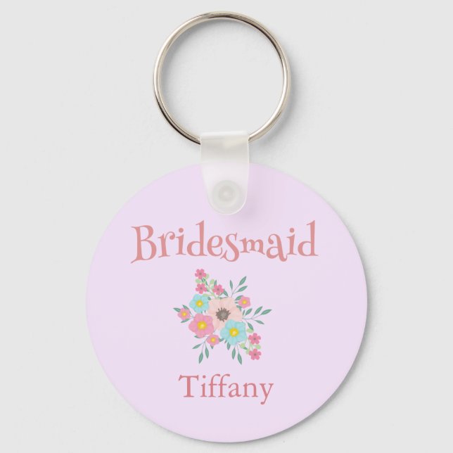 Chaveiro Bridesmaid Floral keepape (Frente)