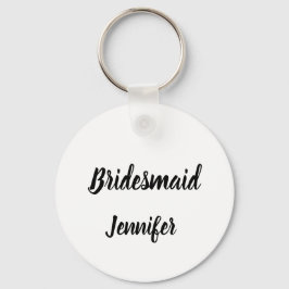 Chaveiro Bridesmaid Gift Nome Personalizado Oferta Casament